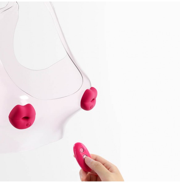 MizzZee - Nipple Clamp Breast Massage (Wireless Remote - Chargeable)